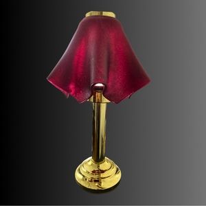 Vintage Partylite tealight lamp Mulberry. Gently used. Retired.  sorry no box